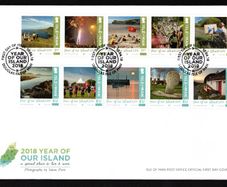 2018 Isle of Man Year of Our Island Commemorative Stamps First Day Cover (FDC)