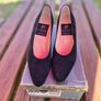 Di Sandro by Bruno Magli Black Suede Pumps with Gold Nugget Heels, EU36.5 , UK3.5, AV Image 7