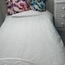 As New - Stunning High Quality White Single Metal Bed Frame - Can Deliver Image 2