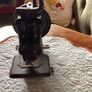 Rare Antique 1870s Charles Raymond Cast Iron Sewing Machine Image 8