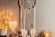 Dream Catchers for Bedroom-Macrame Woven Wall Hanging Handmade Dreamcatcher with Tassel (MULTIPLE STYLES)