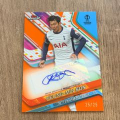2024 Topps Finest Heung-Min Son Auto 25/25 Orange Tottenham