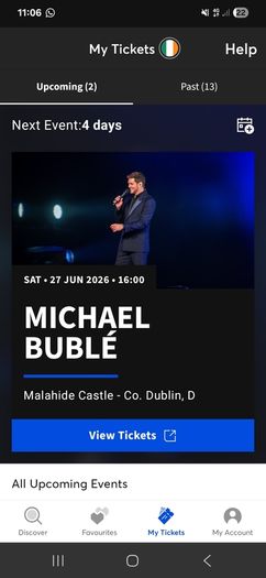 michael buble tickets