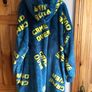 Mens Game over fluffy hooded blanket L/XL Image 2