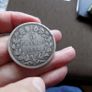 France 1834 W. ,5 francs.King Louis Philippe.90% silver. Image 4