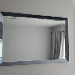 Large Smoked Wall Mirror