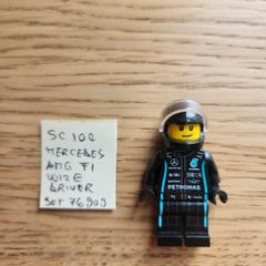 lego sc100 mercedes amg f1 w12e driver, set 76909