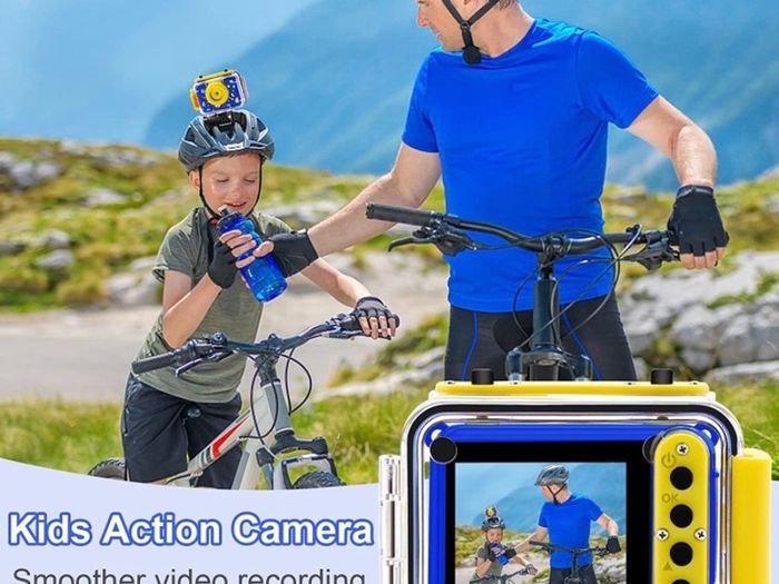 Kids Underwater Camera Boys - Kids Video Camera Waterproof 1080P HD Children Camcorder Digital Camera for Boy Holidays Birthday Toys Gifts MULTIPLE COLOURS AVAILABLE, SEE PHOTOS (FREE POSTge)