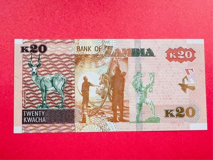 Zambia   20  Kwacha 2018   Pick 59b ( Uncirculated )