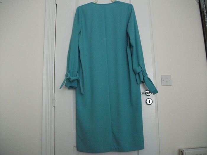 Long coat Turquoise size 12 BNWT