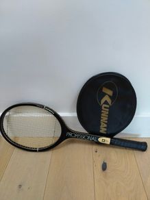 vintage kunnan wooden tennis racket