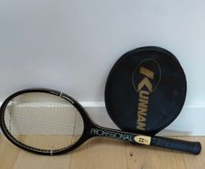vintage kunnan wooden tennis racket