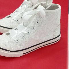 Dunnes Stores, girls sequin roll top trainers, Size 13