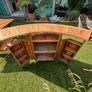 Teak outdoor bar Image 3