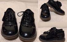 Black Patent Brogue Shoes