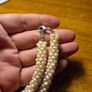 Vintage White Faux Pearl Necklace Image 3