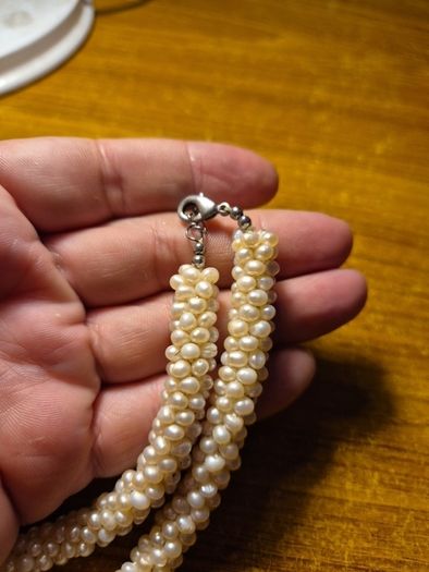 Vintage White Faux Pearl Necklace