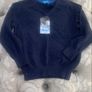 jumper Bnwt 100% cotton 3-4 v neck denim shade jumper Image 2