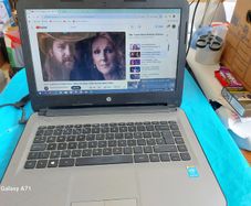 HP 14 inch Laptop, silver, Model 14-ac11na, Intel Pentium CPU 3825U, 1.9GHz, 2 GB Ram, 500GB HDD, Windows 10, Microsoft Edge, Chrome