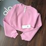 Alo Accolade crew neck in candy heart pink Image 2