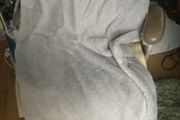 Grey bed throw , 128x178cm