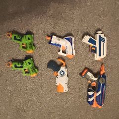 Nerf collection 6 guns