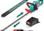 BRAND NEW 36V Brushless Cordless Hedge Trimmer Batteries Dual Action Pruning Saw