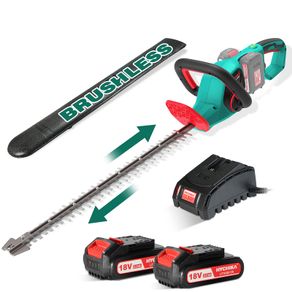 BRAND NEW 36V Brushless Cordless Hedge Trimmer Batteries Dual Action Pruning Saw