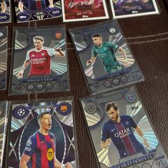 Topps UEFA Match Attax 2024/25 Cards  Infinity Inserts & Platinum Pulls (Mbappe, Haaland, Saka