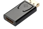 DisplayPort (Male) to HDMI (Female) UHD (2K/4K) - 3D Adapter Gold Plated (Brand New/Warranty)