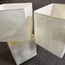 3 pre-owned IKEA DRONA fabric storage cubes Image 3