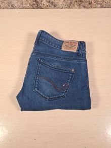 Tommy Hilfiger Ruby Straight Jeans Blue Stretch Denim Size W26 L32 Womens Girls