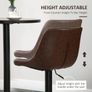 Set of 2 Adjustable Bar Stools Image 4