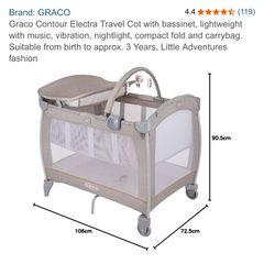 baby travel cot
