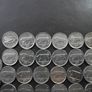 33 Irish Coins @ 5 Pence (1992-2000) Image 2