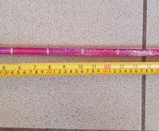 A Pink Glitter Twirling Baton - Size in Pictures - E