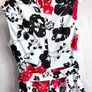 Belle Poque Floral Fit & Flare Dress UK 14/16 Full Skirt Vintage Style Image 10