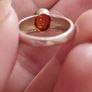 Silver 925 with amber ring. Image 4