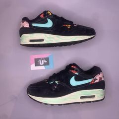 Premium Nike Air Max 1 Aloha Floral Black Suede Multi