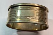 1922 Birmingham solid silver napkin ring