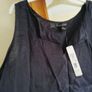 Navy Linen Dress Image 2