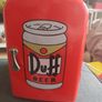 Simpsons Duff Beer Mini Fridge Cooler & Warmer Boxed & Fully Working Image 6