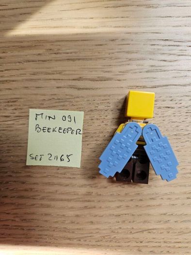lego min091 beekeeper, set 21165