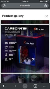 XRocker LED Bedside Table
