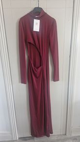 Burgundy dress