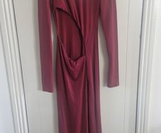 Burgundy dress