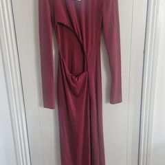 Burgundy dress