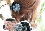 Lage Acrylic flower  Hair Claw Clips