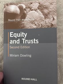 Equity and trusts nutshells book