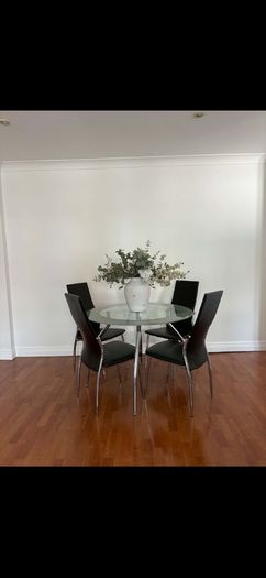 table and chairs